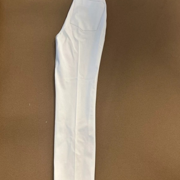 SPANX On-the-Go Ankle Slim Straight Pant White Ultimate Opacity Technology - Picture 7 of 8